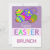 Uitnodiging tot Pasen-Brunch (Voorkant)