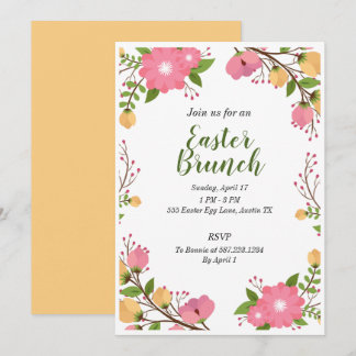 Uitnodiging tot Pasen-Brunch