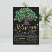 Uitnodiging tot pensionering (Staand voorkant)