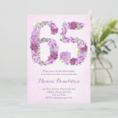 Uitnodiging tot pensionering, 65e uitnodiging op z (Staand voorkant)