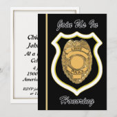 Uitnodiging tot pensionering van de directeur van  (Voorkant / Achterkant)