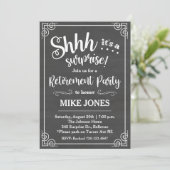 Uitnodiging tot pensionering, Verrassingsfeestje v (Staand voorkant)