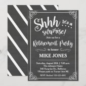 Uitnodiging tot pensionering, Verrassingsfeestje v (Voorkant / Achterkant)