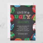 Uitnodiging tot persoonlijke Ugly Sweater Party (Voorkant)