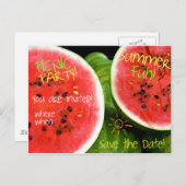 Uitnodiging tot Picnic Briefkaart (Voorkant / Achterkant)