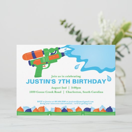 Uitnodiging tot Pistool (Staand voorkant)