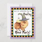 Uitnodiging tot pommerse heks (Voorkant)