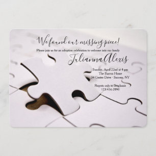 Uitnodiging tot puzzelstukjes