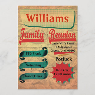 Uitnodiging tot  reünie