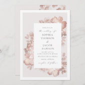 uitnodiging tot Romance van de waterverf (Voorkant / Achterkant)