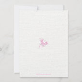 Uitnodiging tot roze borstkanker vieren (Achterkant)