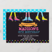 Uitnodiging tot Schaats van Roller (Voorkant / Achterkant)