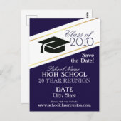 Uitnodiging tot schoolreünie (Voorkant / Achterkant)