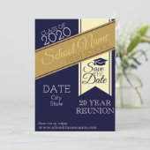 Uitnodiging tot schoolreünie (Staand voorkant)