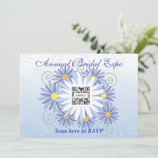 Uitnodiging tot Sjabloon Bridal Expo (Staand voorkant)