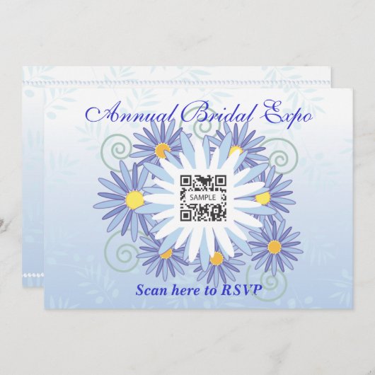 Uitnodiging tot Sjabloon Bridal Expo (Voorkant / Achterkant)