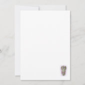 Uitnodiging tot sjabloon Masculine Schots gipsplaa (Achterkant)