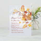 Uitnodiging tot storting van reusachtige olie (Staand voorkant)