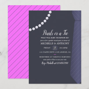 Uitnodiging tot stropdas of Parelgendergelijkheid