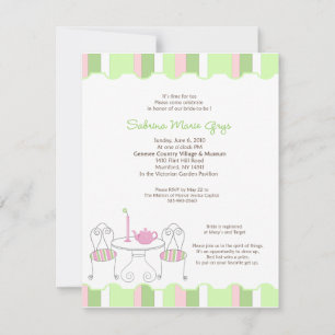 Uitnodiging tot teapot Bridal *UITSLUITEND SABRINA