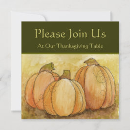 Uitnodiging tot Thanksgiving