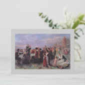 Uitnodiging tot Thanksgiving (Staand voorkant)