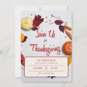 Uitnodiging tot Thanksgiving (Voorkant)