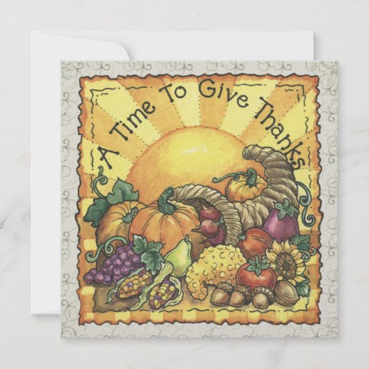 Uitnodiging tot Thanksgiving - SRF (Voorkant)