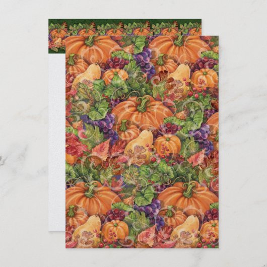 Uitnodiging tot Thanksgiving - SRF (Voorkant / Achterkant)