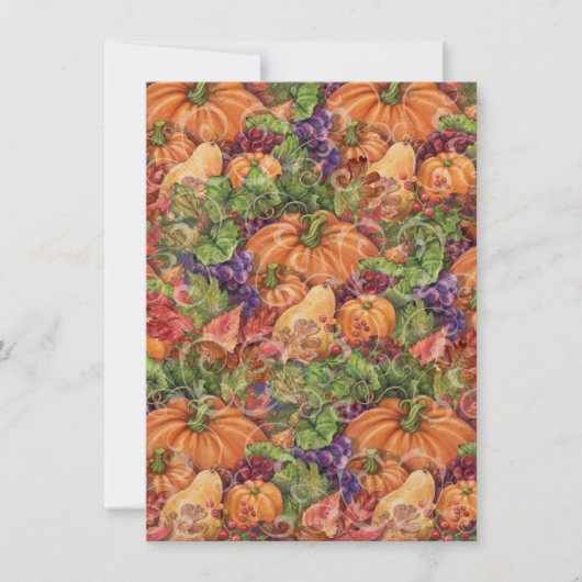 Uitnodiging tot Thanksgiving - SRF (Voorkant)