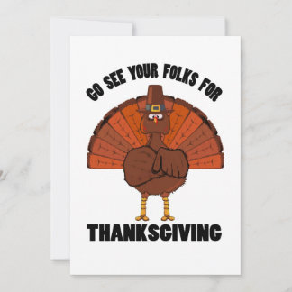 Uitnodiging tot Thanksgiving Turkije