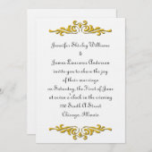 Uitnodiging tot traditionele bruiloft (Voorkant / Achterkant)