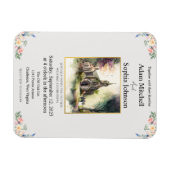 Uitnodiging tot traditionele kerkWaterverf Magneet (Horizontaal)