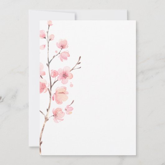 Uitnodiging tot trouwceremonie. (Achterkant)