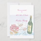 Uitnodiging tot tuinbouwwijn en levensmiddelen (Voorkant)