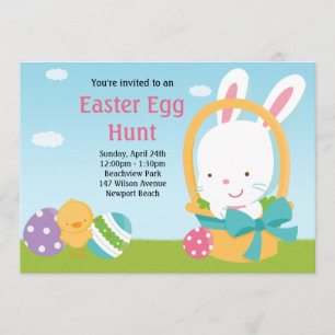 Uitnodiging tot uitnoeping Easter Egg Hunt