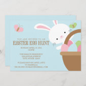 Uitnodiging tot uitnoeping Easter Egg Hunt (Voorkant / Achterkant)