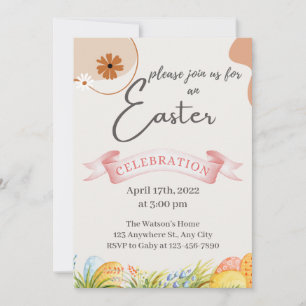 Uitnodiging tot uitnoeping Easter Egg Hunt