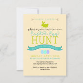 Uitnodiging tot uitnoeping Easter Egg Hunt (Voorkant)