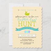 Uitnodiging tot uitnoeping Easter Egg Hunt (Voorkant)