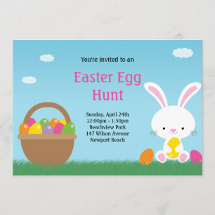 Uitnodiging tot uitnoeping Easter Egg Hunt