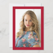 Uitnodiging tot uitreiking pet afstuderen (Achterkant)