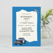 Uitnodiging tot uittreding als SUV-politieagent (Staand voorkant)