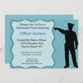 Uitnodiging tot uittreding politieambtenaar (Voorkant / Achterkant)