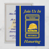 Uitnodiging tot uittreding uit de bouwnijverheid (Voorkant / Achterkant)