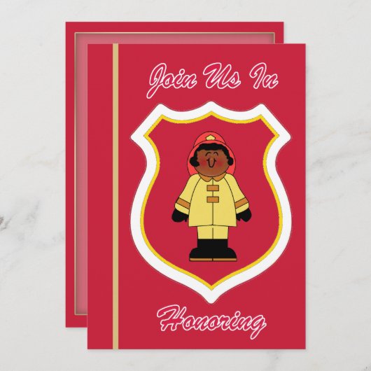 Uitnodiging tot uittreding uit de zwarte brandweer (Voorkant / Achterkant)