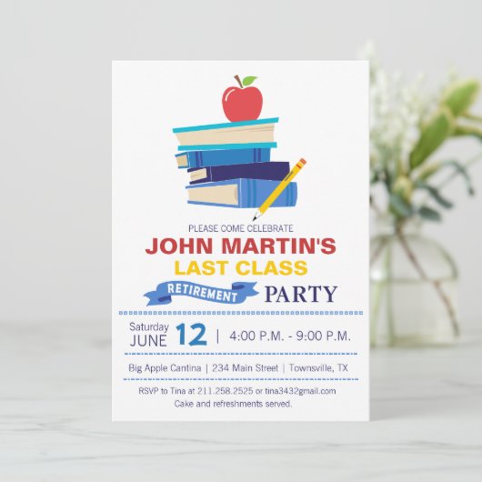 Uitnodiging tot uittreding uit gestapelde leerkrac (Staand voorkant)