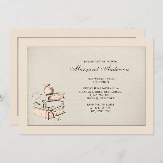 Uitnodiging tot uittreding uit het boekje van de l (Voorkant / Achterkant)