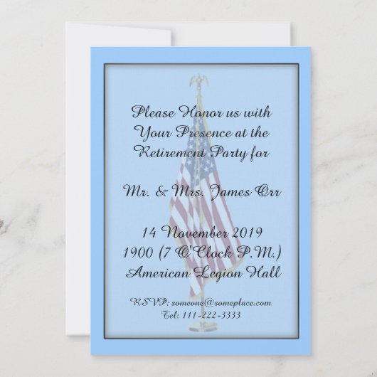 Uitnodiging tot uittreding uit het ministerie van (Achterkant)