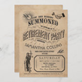 Uitnodiging tot uittreding van advocaten - partije (Voorkant / Achterkant)